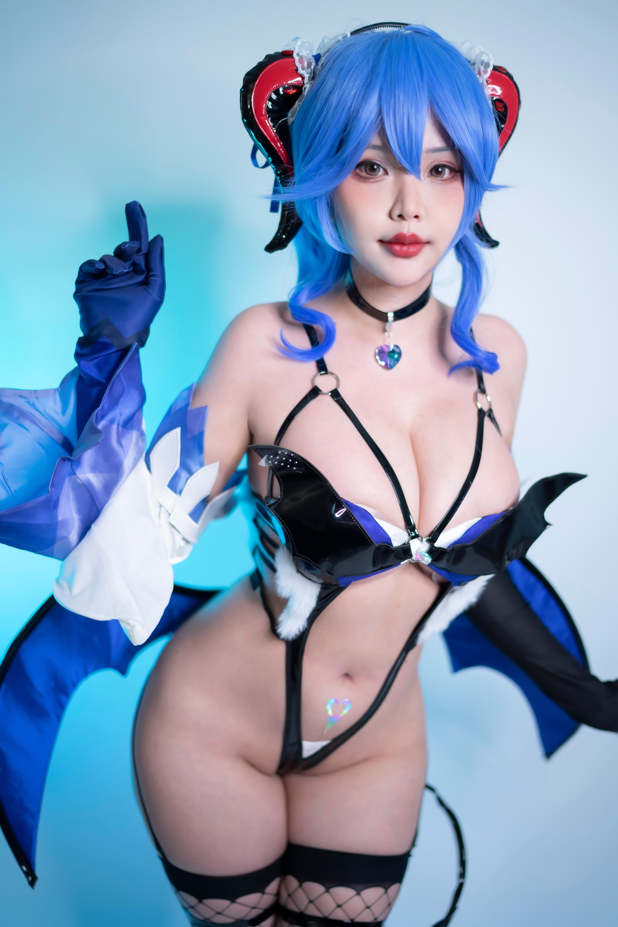 图片[1]-Hana Bunny – NO.036 Ganyu Succubus[12P]-XikXak